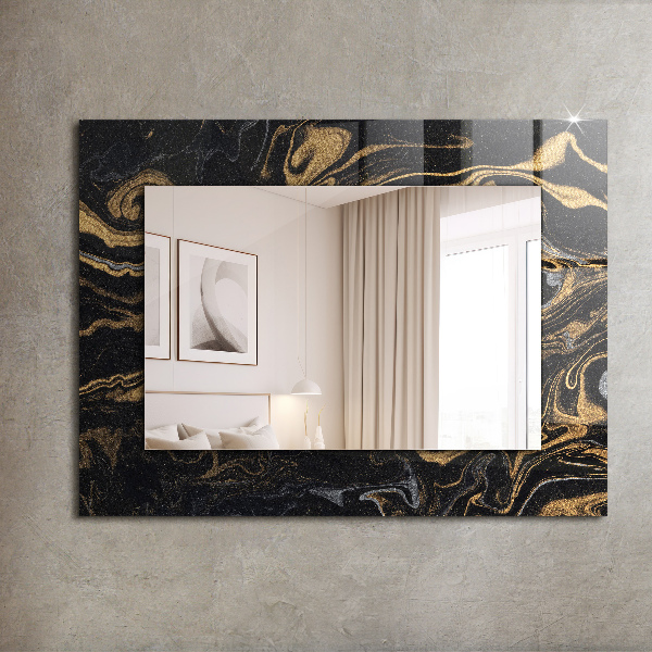 Wall mirror decor Wooden floor