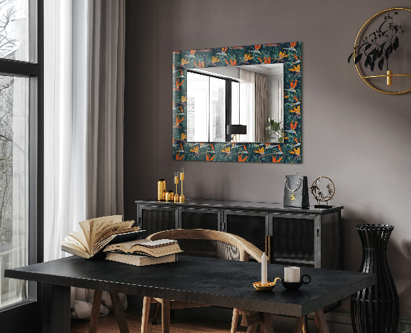 Wall mirror design Big wave in Kanagawa