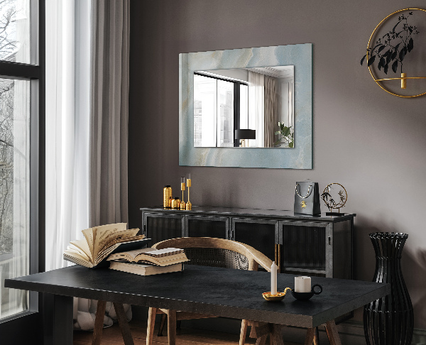 Wall mirror design Floral motif