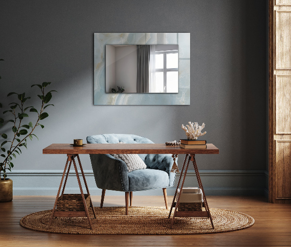 Wall mirror design Floral motif
