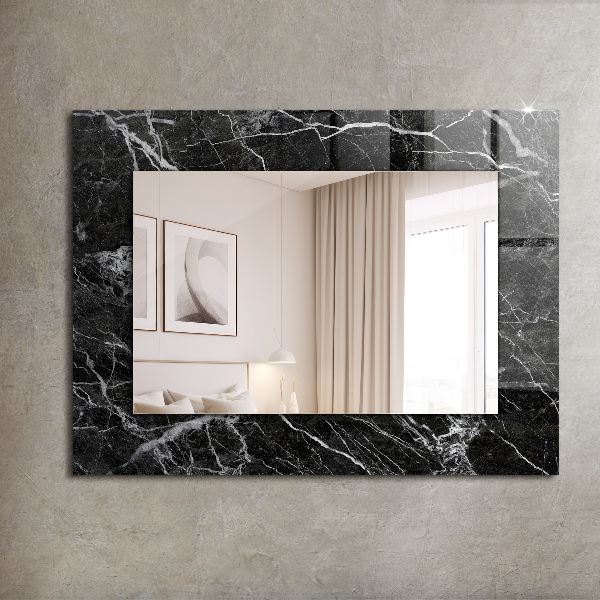 Wall mirror design Coloured abstract motifs