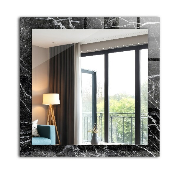 Wall mirror design Coloured abstract motifs