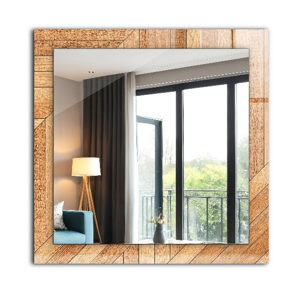 Wall mirror design Coloured abstract patterns