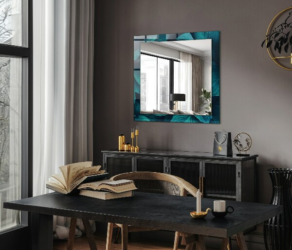 Wall mirror decor Ginkgo leaves