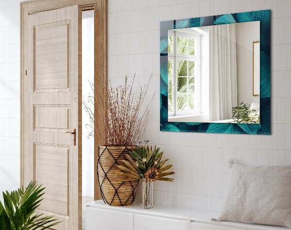 Wall mirror decor Ginkgo leaves