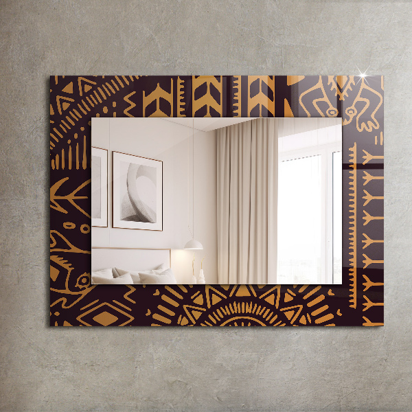 Printed mirror Ethnic motifs
