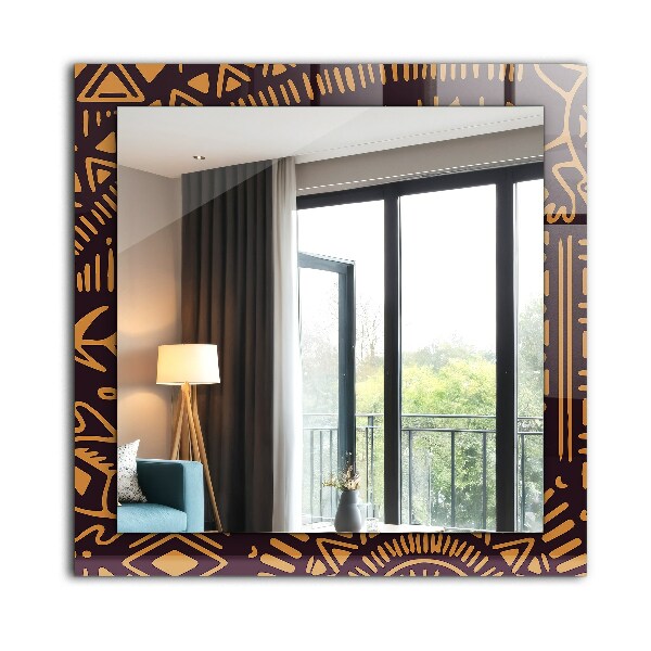 Printed mirror Ethnic motifs
