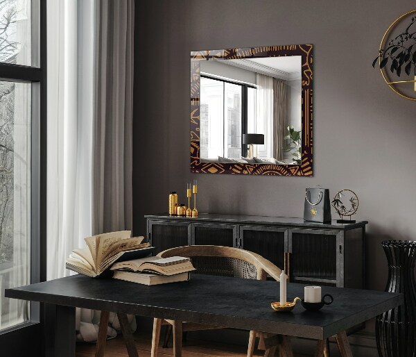 Printed mirror Ethnic motifs