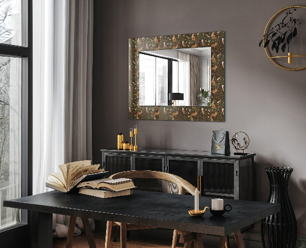 Printed mirror Volta and gufo