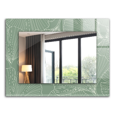 Wall mirror design Ginkgo mist