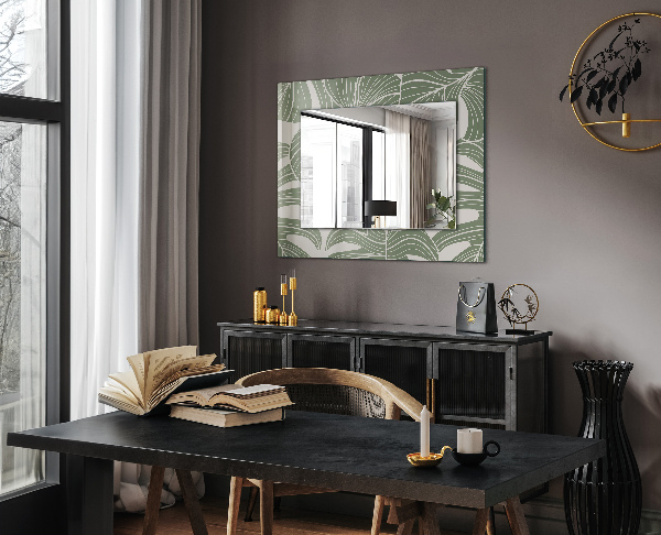Decorative mirror Monstera Nebula