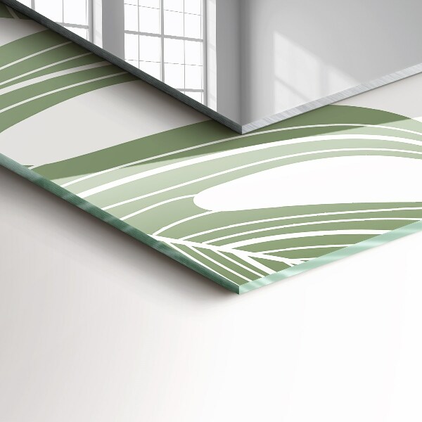 Decorative mirror Monstera Nebula