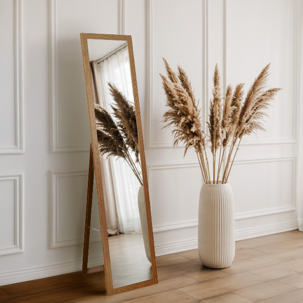 Full length mirror oak colour 14x61 in