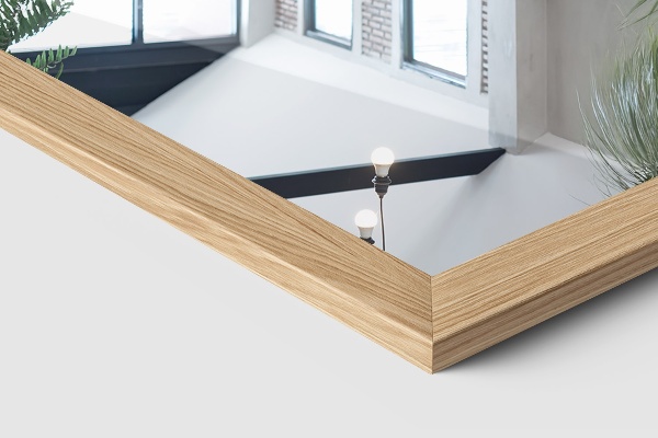 Full length mirror oak colour 14x61 in