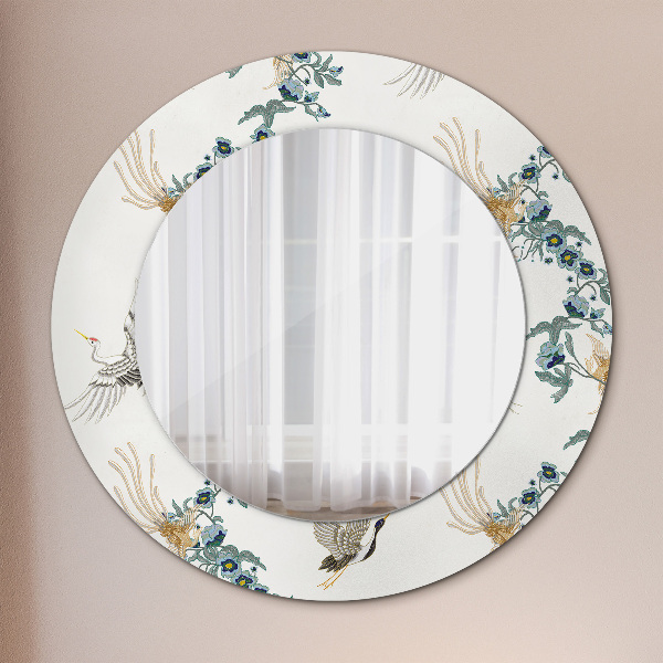 Round wall mirror design Chinoseries