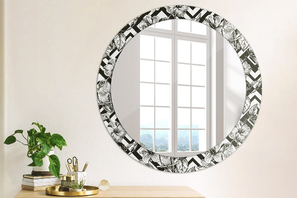 Circle decorative mirror Hummingbird