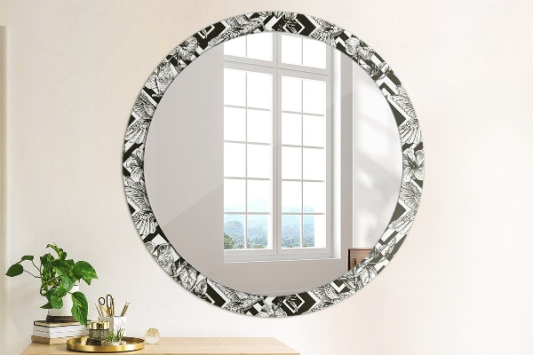 Circle decorative mirror Hummingbird