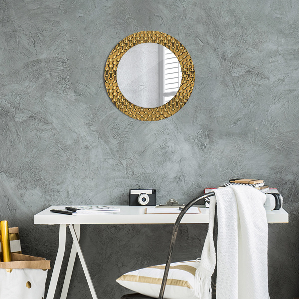 Round wall mirror design Deco vintage