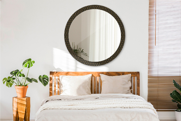 Round printed mirror Hexagonal geometry