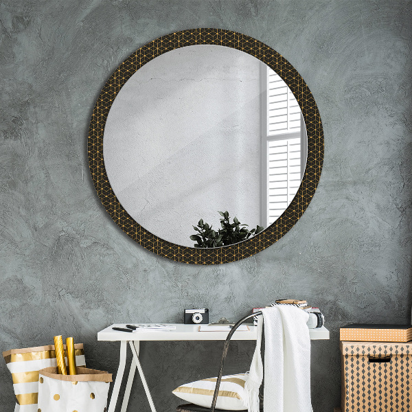 Round printed mirror Hexagonal geometry