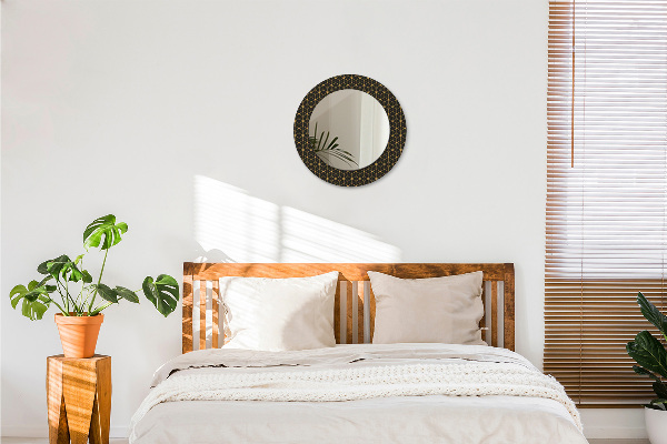 Round printed mirror Hexagonal geometry