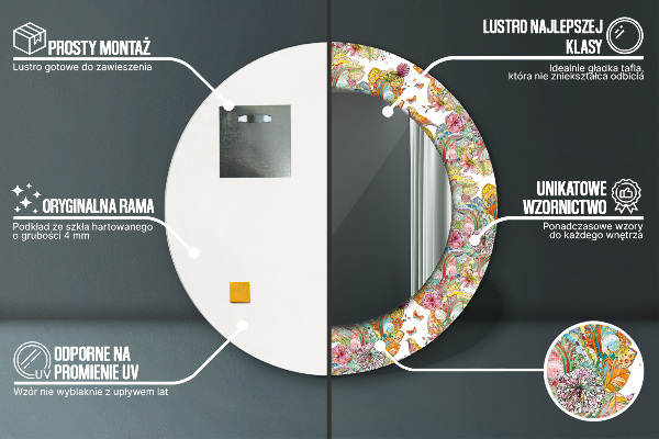 Round wall mirror decor Dream about fairy tales