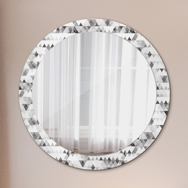 Circle decorative mirror Rainbow triangle