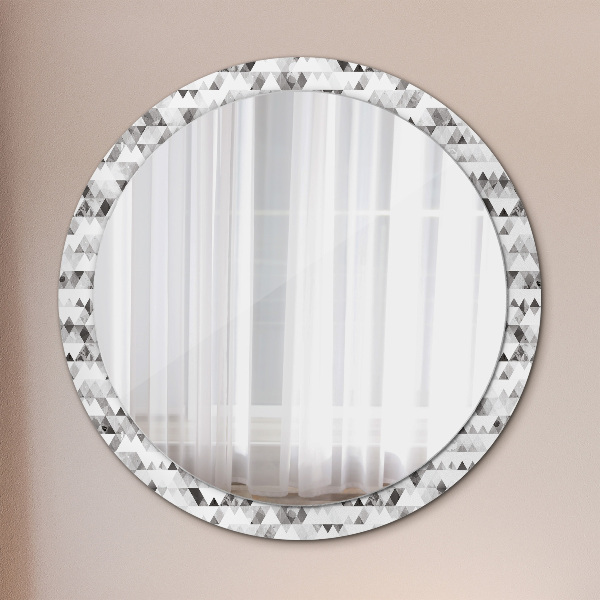 Circle decorative mirror Rainbow triangle