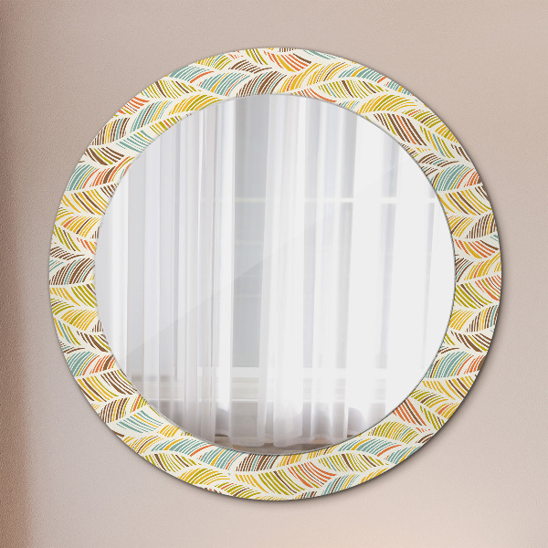Ornate framed mirror Abstract