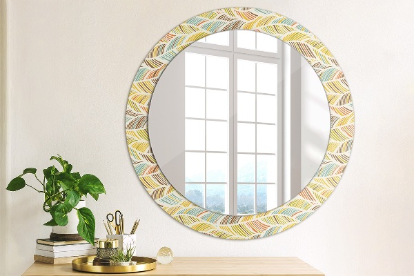 Ornate framed mirror Abstract