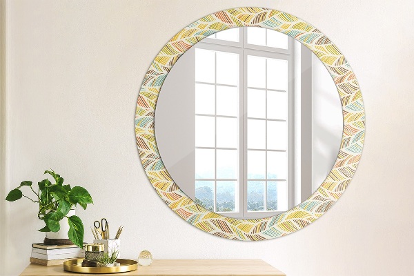 Ornate framed mirror Abstract