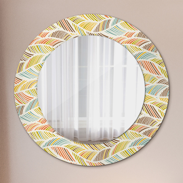 Ornate framed mirror Abstract