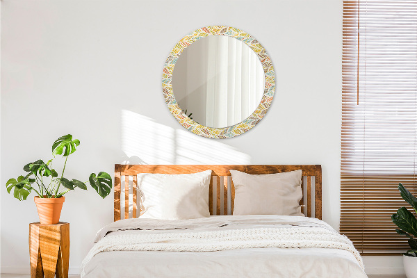 Ornate framed mirror Abstract
