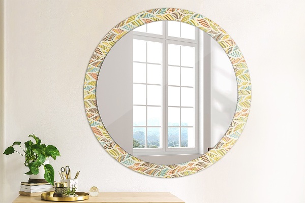 Ornate framed mirror Abstract