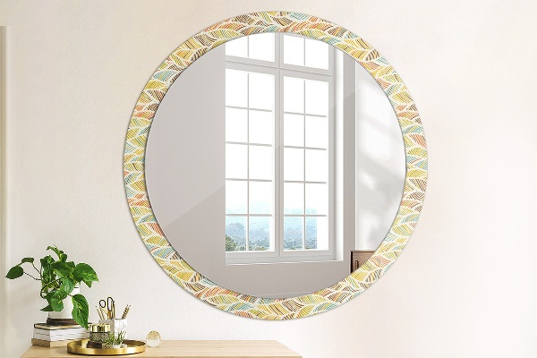 Ornate framed mirror Abstract