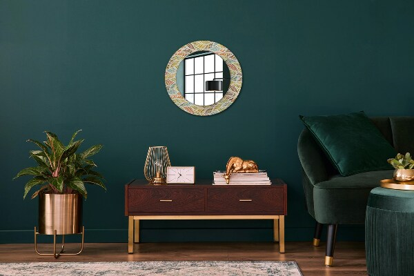 Ornate framed mirror Abstract