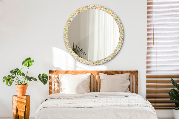 Ornate framed mirror Abstract