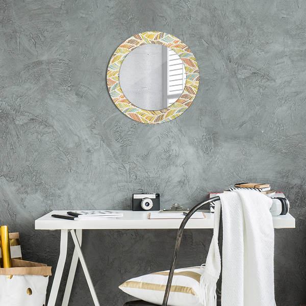 Ornate framed mirror Abstract