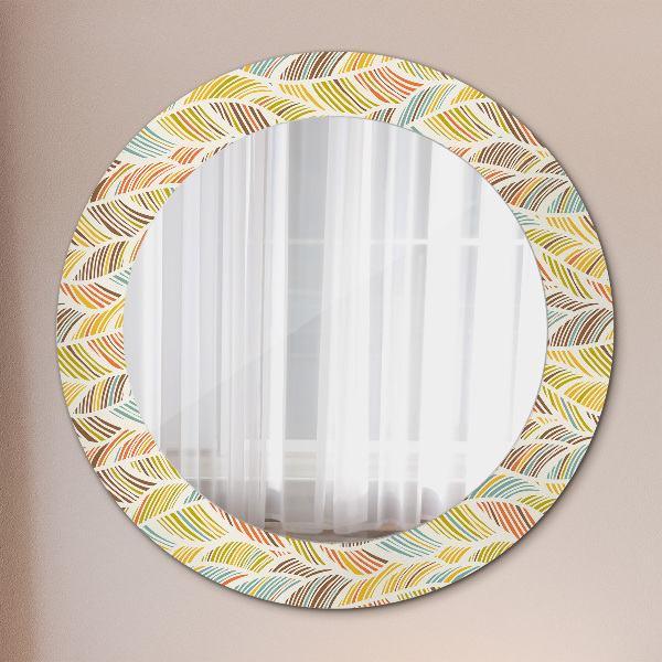 Ornate framed mirror Abstract