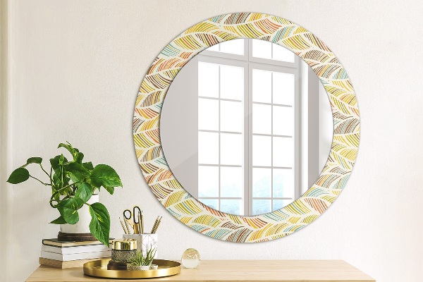 Ornate framed mirror Abstract