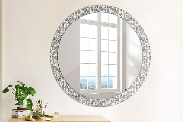 Round wall mirror decor Pineapple