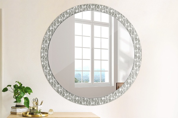 Round wall mirror decor Pineapple