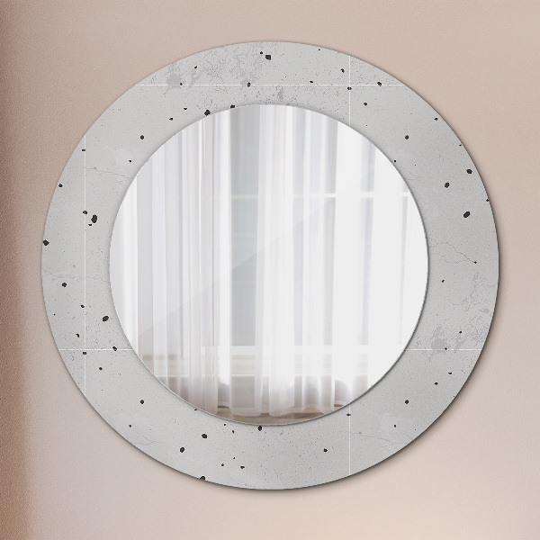 Ornate framed mirror Concrete texture