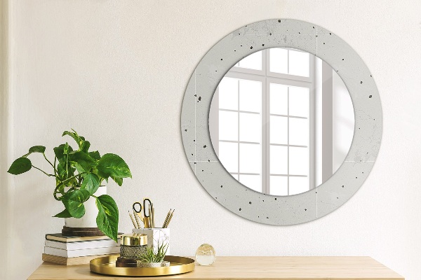Ornate framed mirror Concrete texture