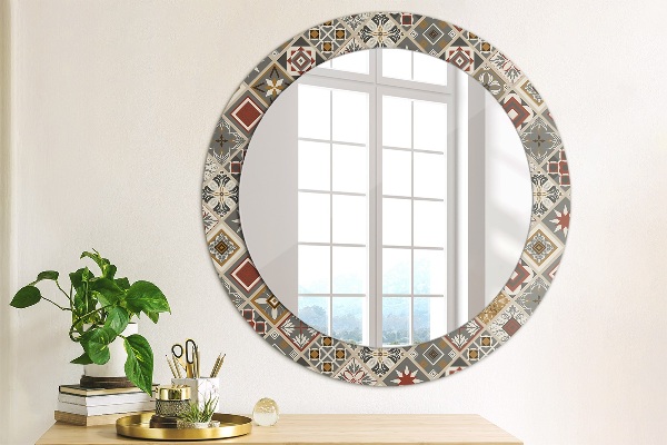 Ornate framed mirror Turkish pattern