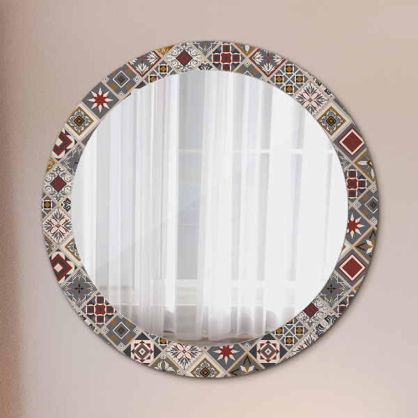 Ornate framed mirror Turkish pattern