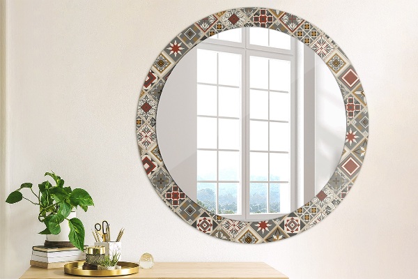 Ornate framed mirror Turkish pattern