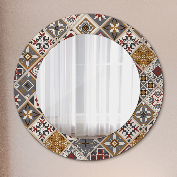 Ornate framed mirror Turkish pattern