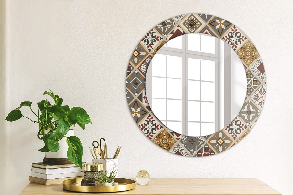 Ornate framed mirror Turkish pattern