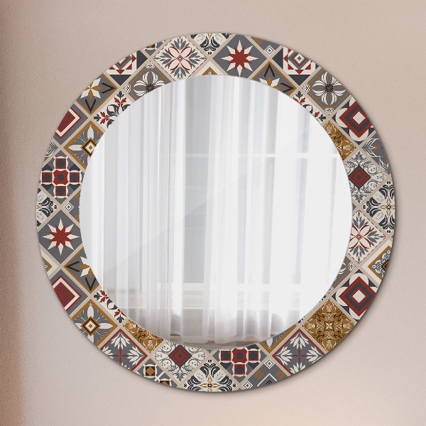 Ornate framed mirror Turkish pattern
